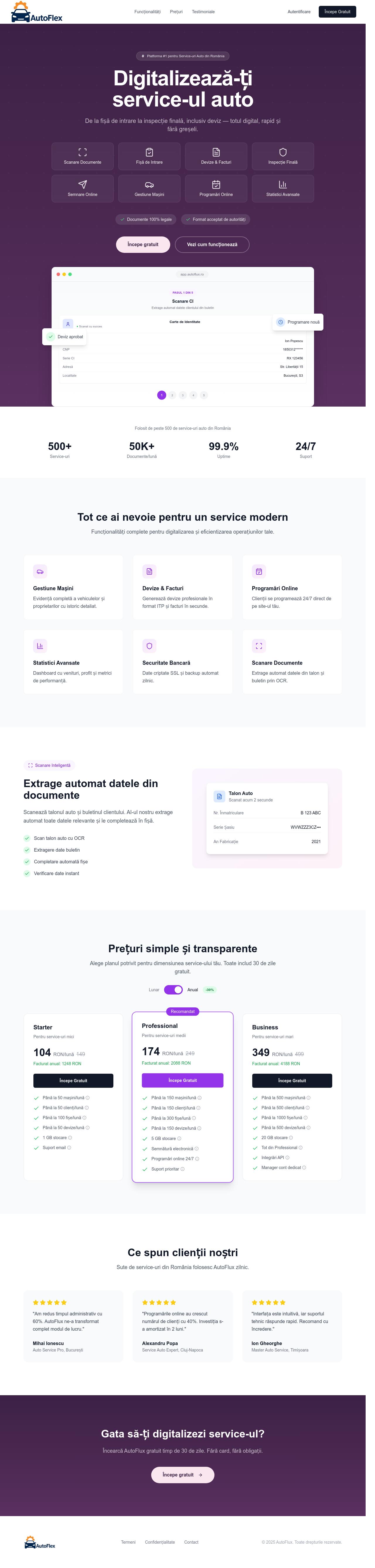 AutoFlex: Digitalizing Auto Service Operations